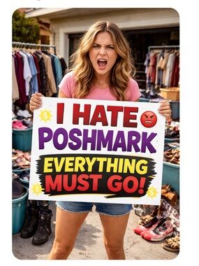 I HATE Poshmark! Everything Must Go! All reasonable offers will be accepted!!!!